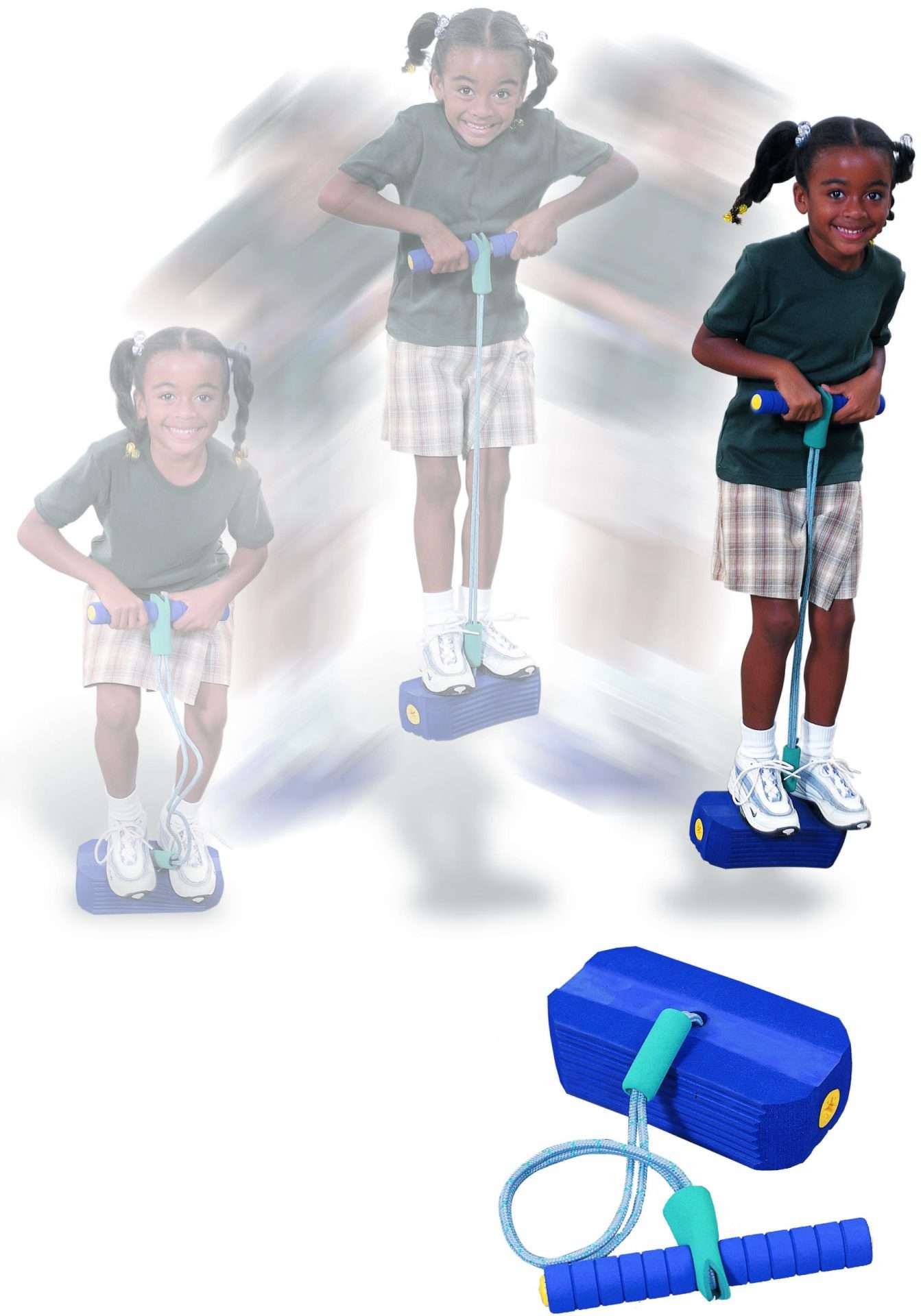 Palēcienu palīgs Pogo jumping