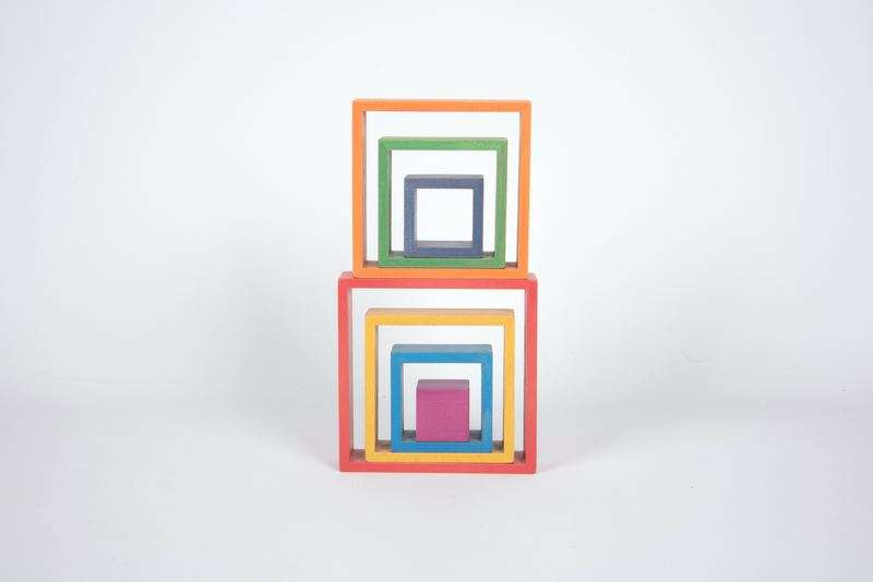 Varavīksnes krāsu kvadrāti - komplekts - Image 4