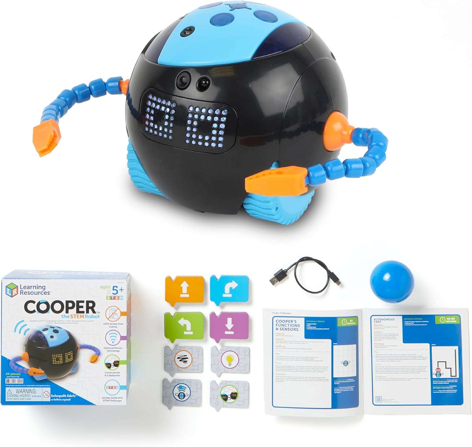 Robokodēšanas aktivitātes ar robotiņu Cooper®