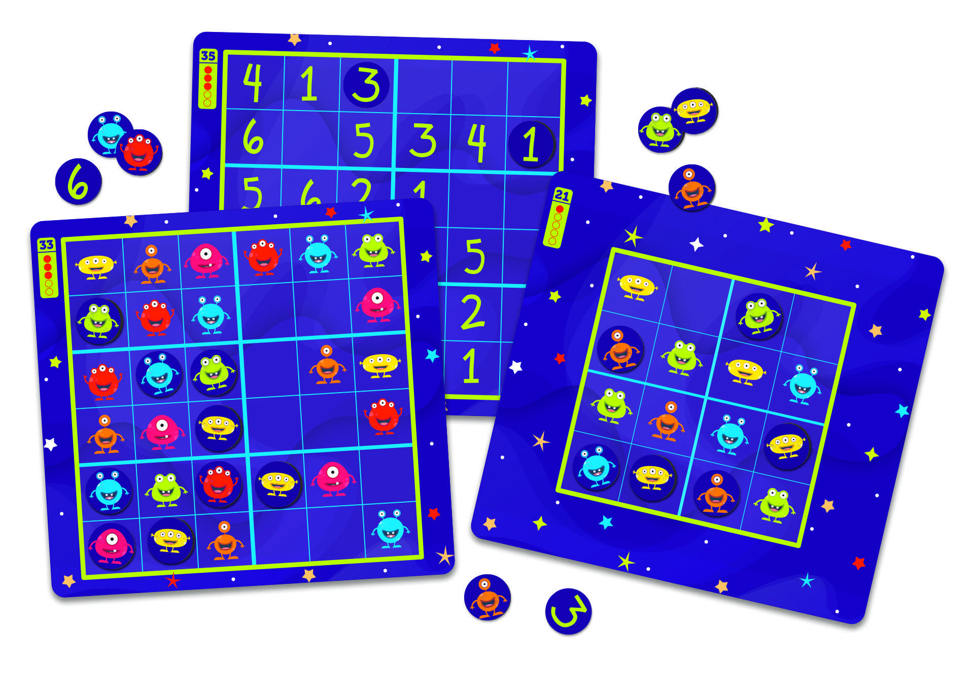 Magnētiskais sudoku - Kosmosa tēma