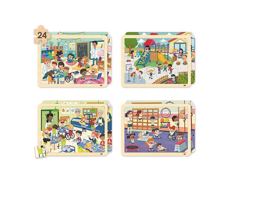 Koka puzzles (4) - Dažādība, iekļaušana un cieņa